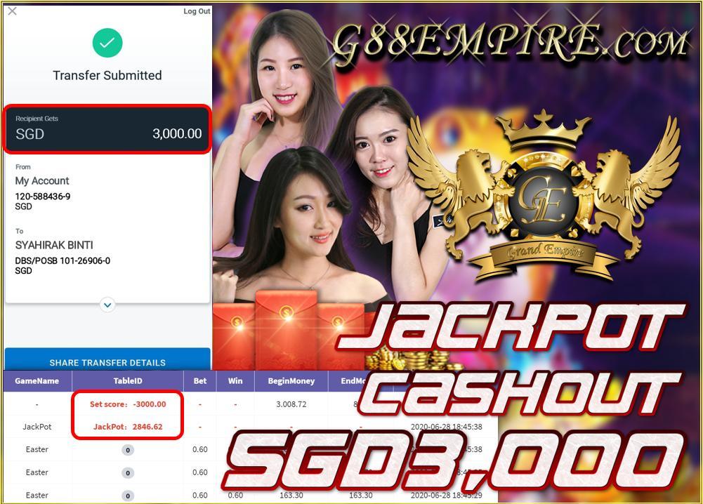 MEMBER MAIN EASTER CASHOUT SGD3,000!!!