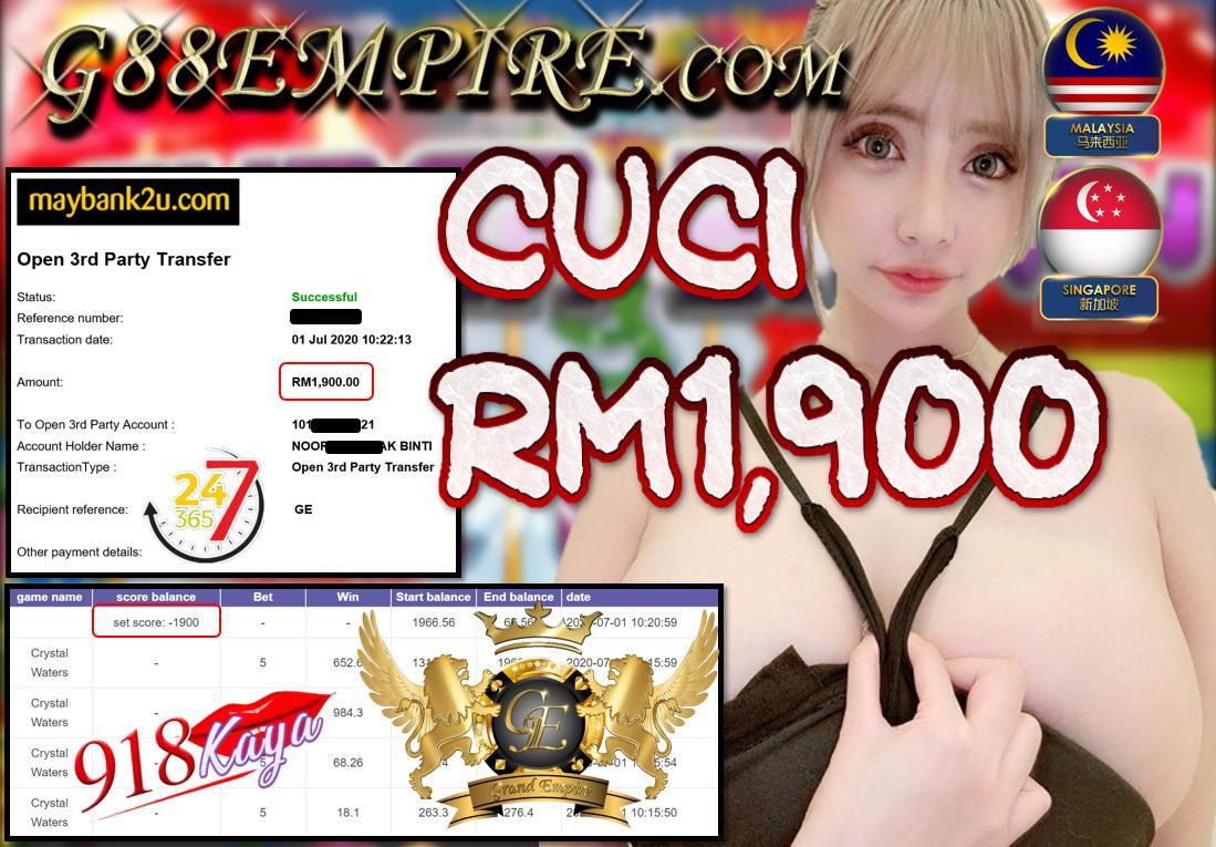 MEMBER MAIN CRYSTALWATER CUCI RM1,900!!!