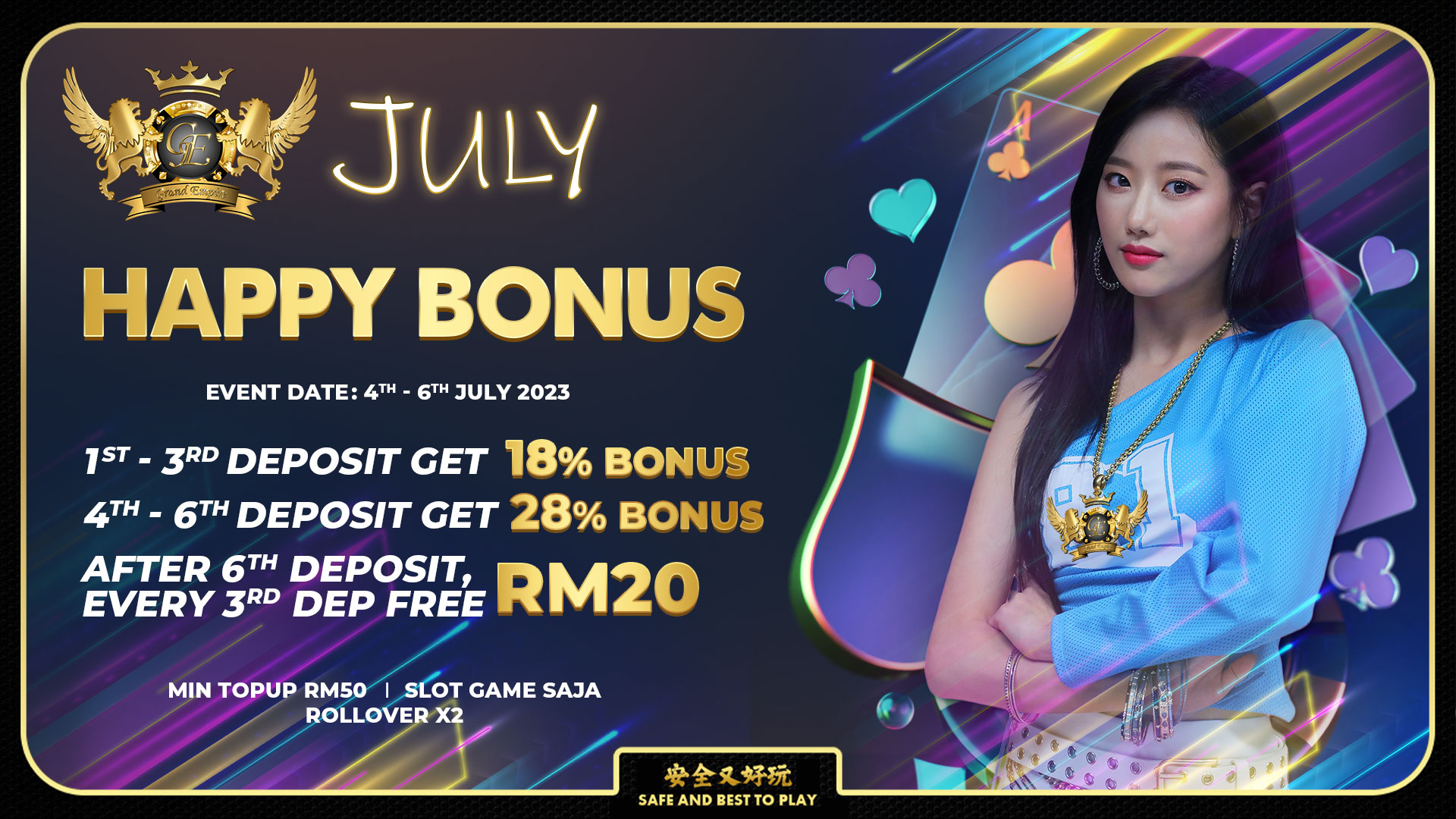 JULY HAPPY BONUS