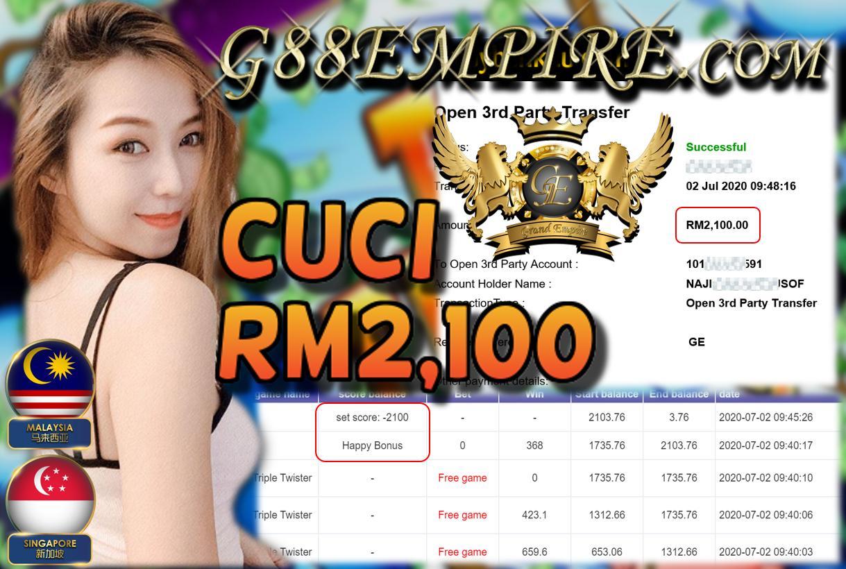 MEMBER MAIN TRIPLETWISTER CUCI RM2,100!!!