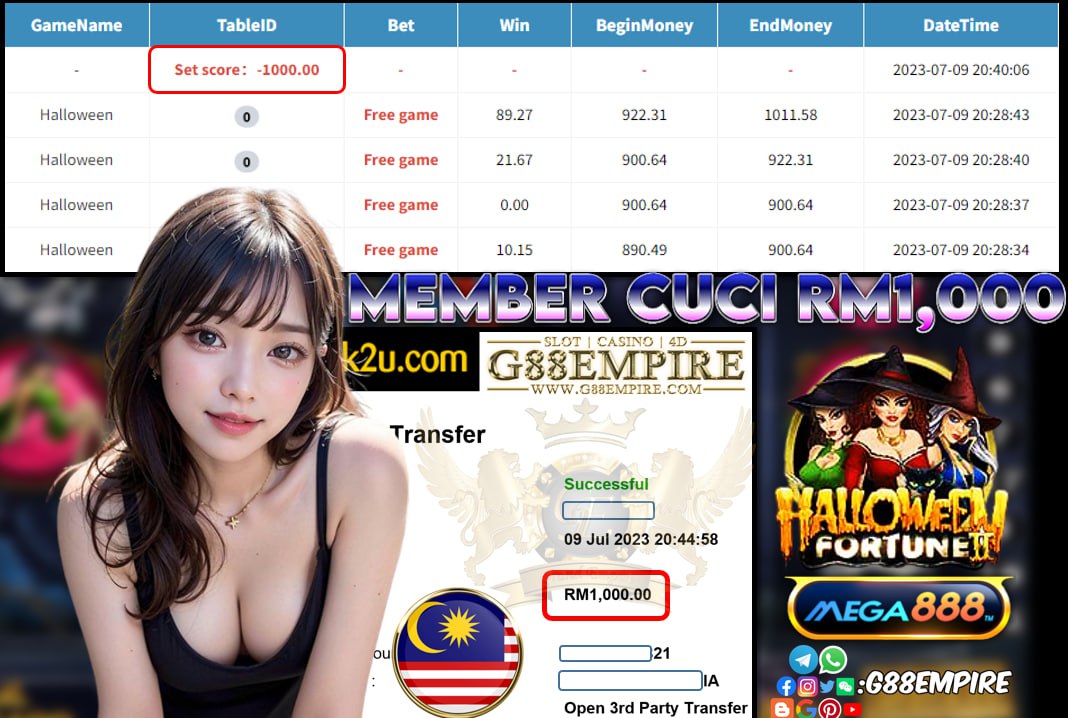 MEGA888 HALLOWEEN CUCI RM1,000