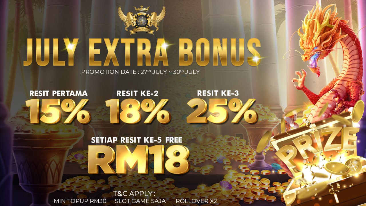 JULY EXTRA BONUS!!!