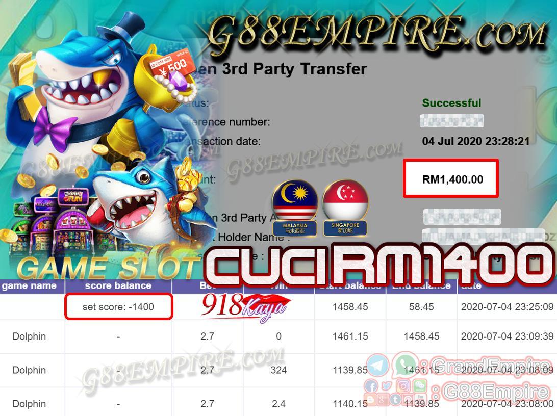 MEMBER MAIN DOLPHIN CUCI RM1400!!!