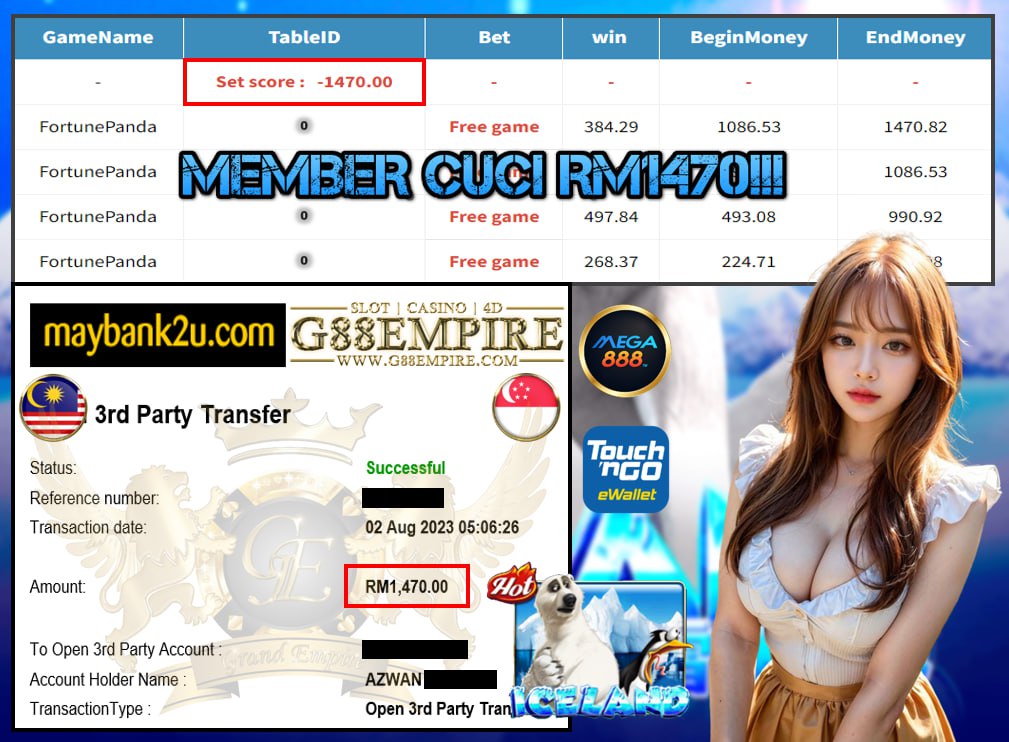 MEGA888 ICELAND CUCI RM1470!!!