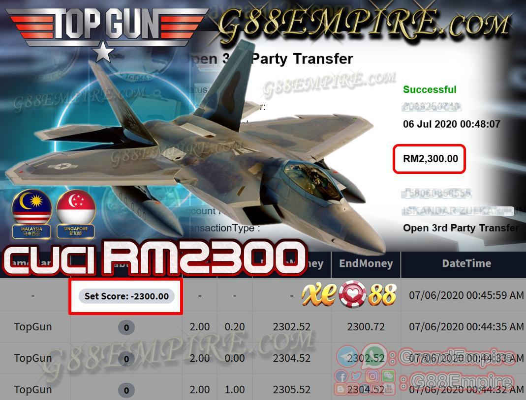 MEMBER MAIN TOPGUN CUCI RM2300!!!