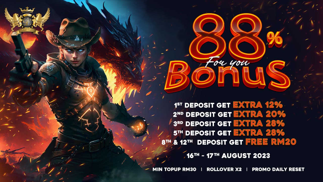 88% FOR YOU BONUS!!!