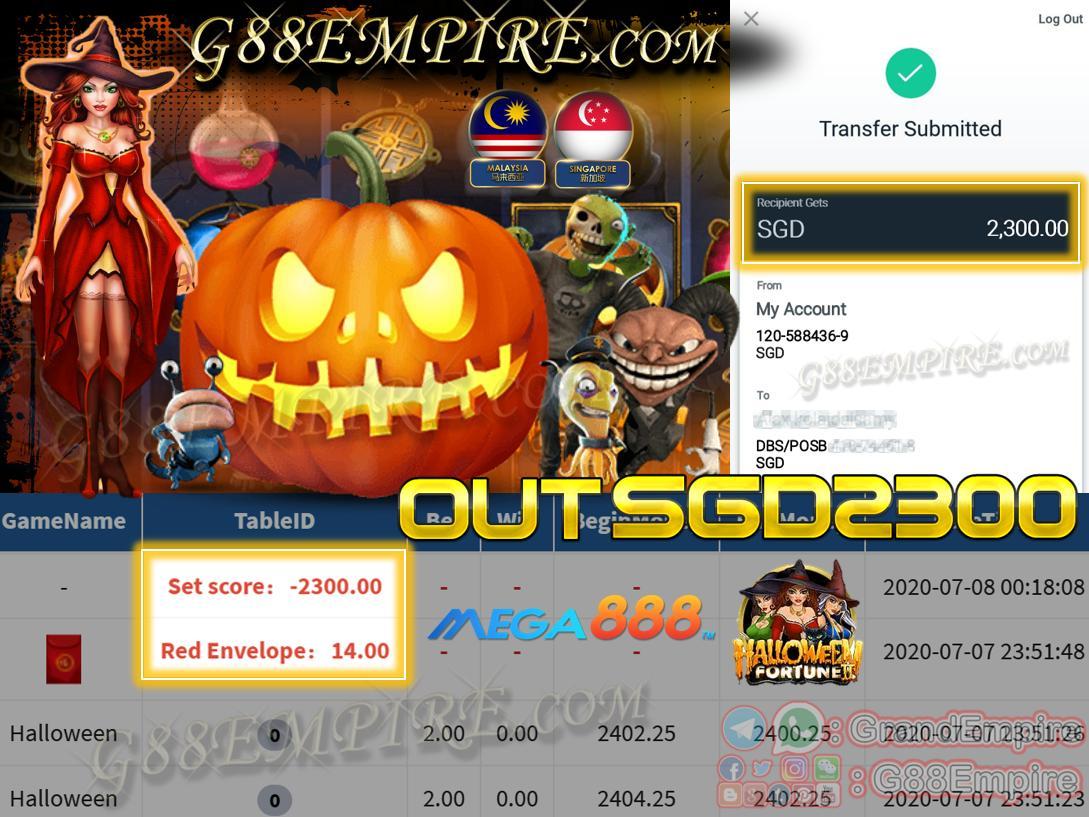 MEMBER MAIN HALLOWEEN OUT SGD2300!!!