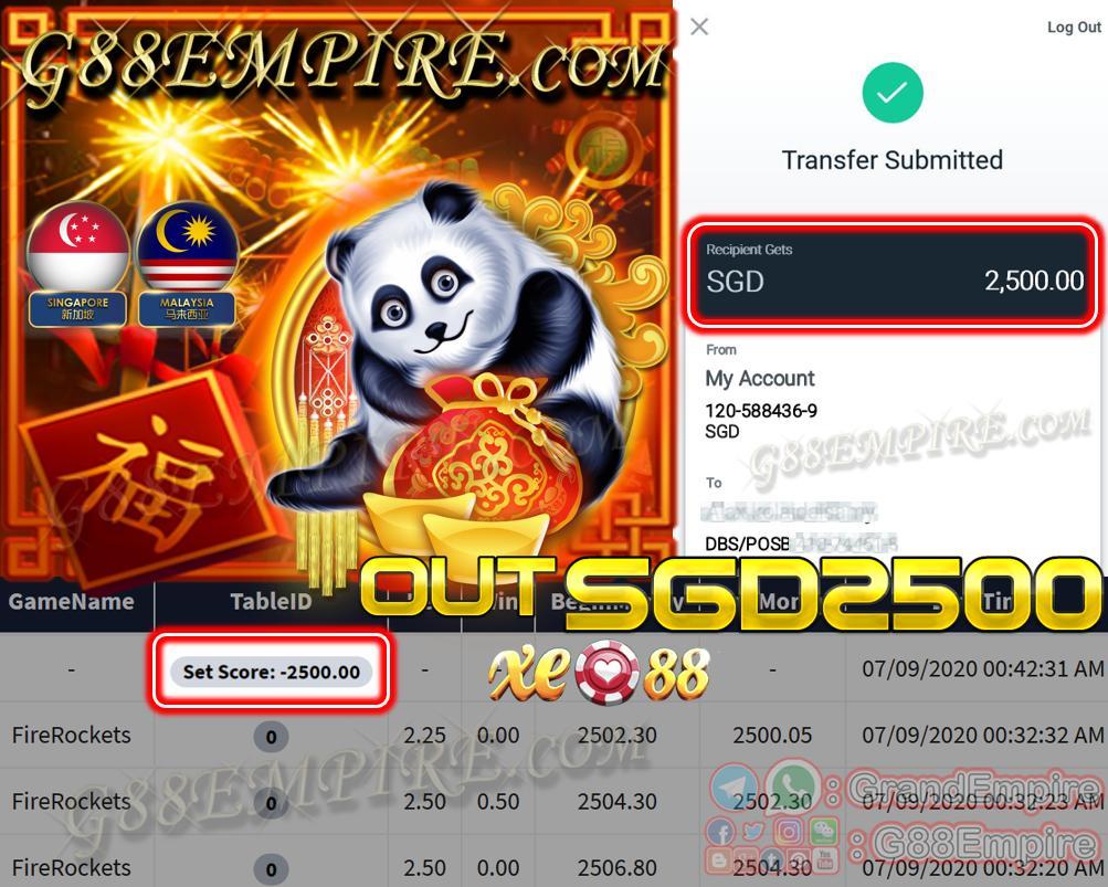 MEMBER MAIN FIREROCKETS OUT SGD2500!!!