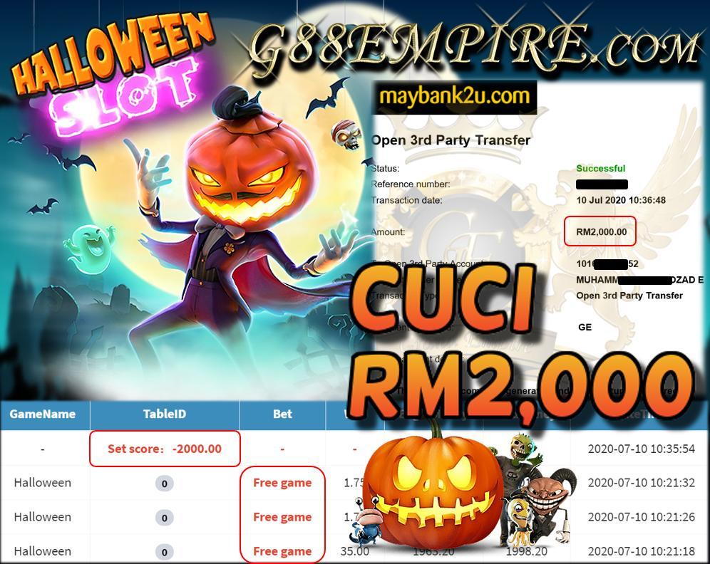 MEMBER MAIN HALLOWEEN CUCI RM2,000!!!