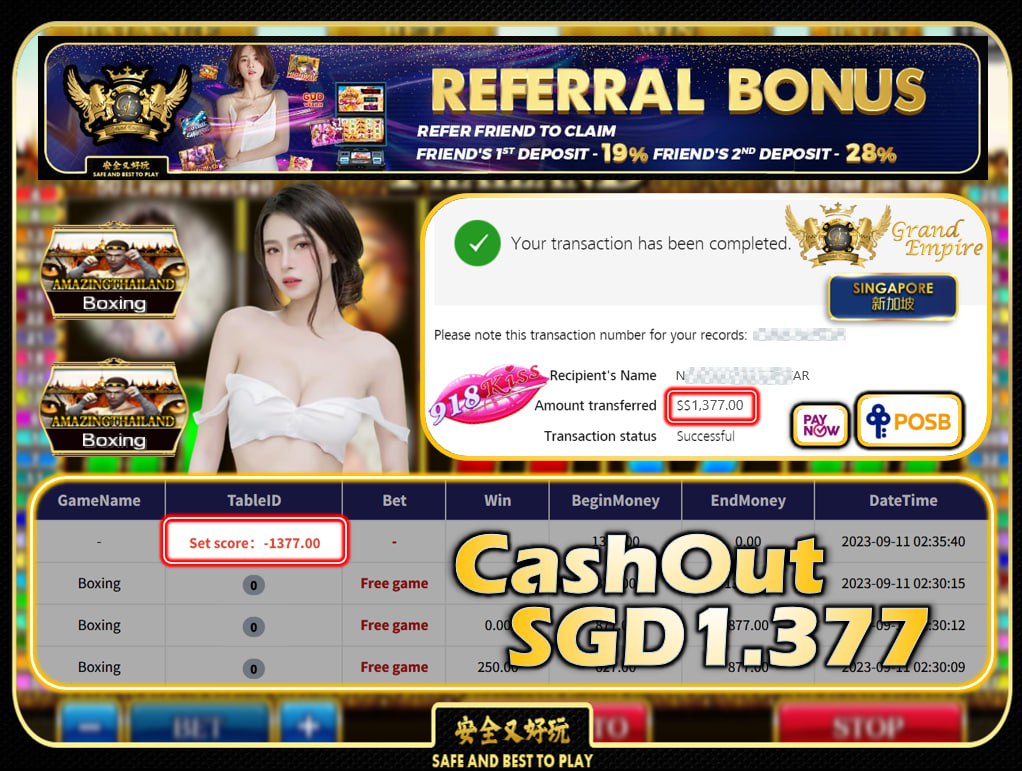 918KISS - BOXING  CASHOUT 1377 !!