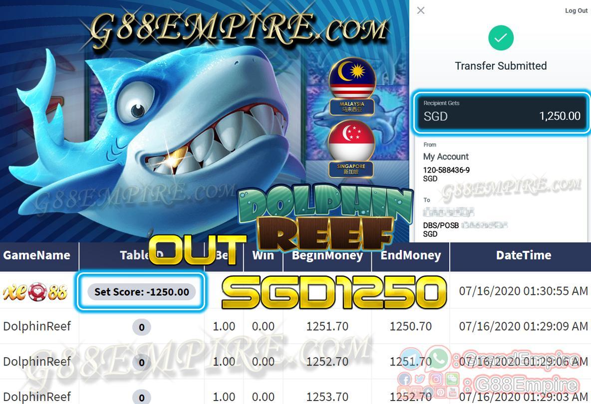 MEMBER MAIN DOLPHINREEF OUT SGD1250!!!