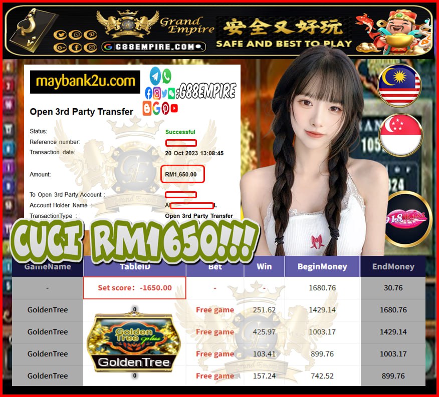 918KISS GOLDENTREE CUCI RM1,650