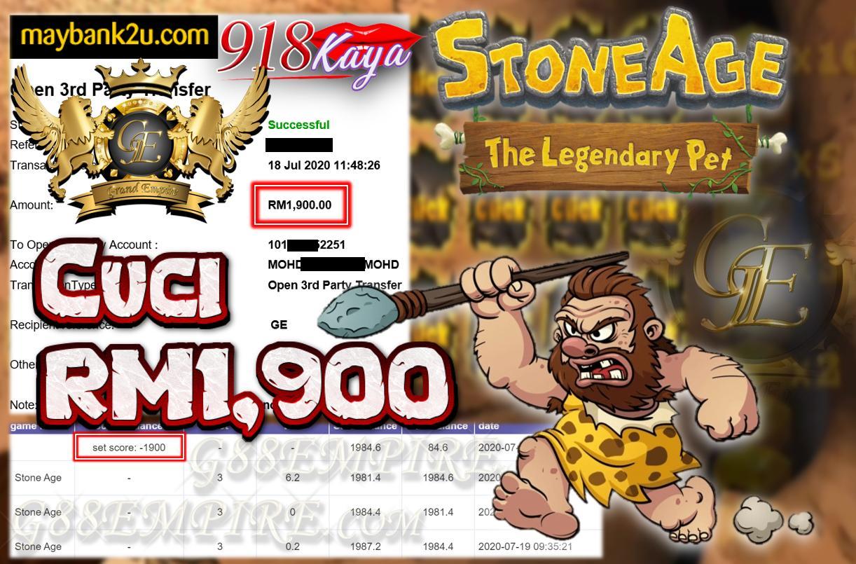 MEMBER MAIN KISSKAYA STONE AGE CUCI RM1,900!!!