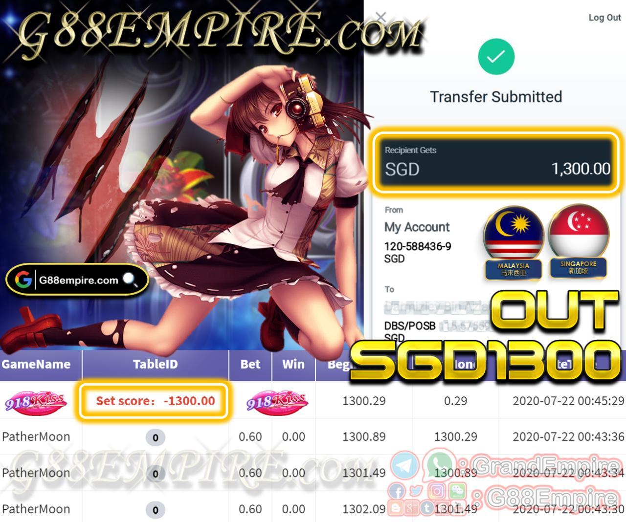 MEMBER  MAIN PARTHERMOON OUT SGD1300!!!
