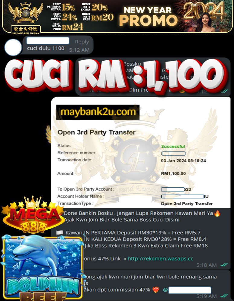 PUSSY888 GOLDEN SLUT CUCI RM1,100!!!