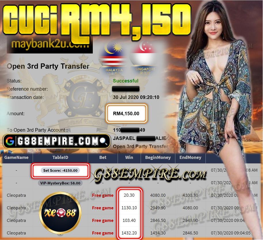 MEMBER MAIN CLEOPATRA CUCI RM4,150!!!