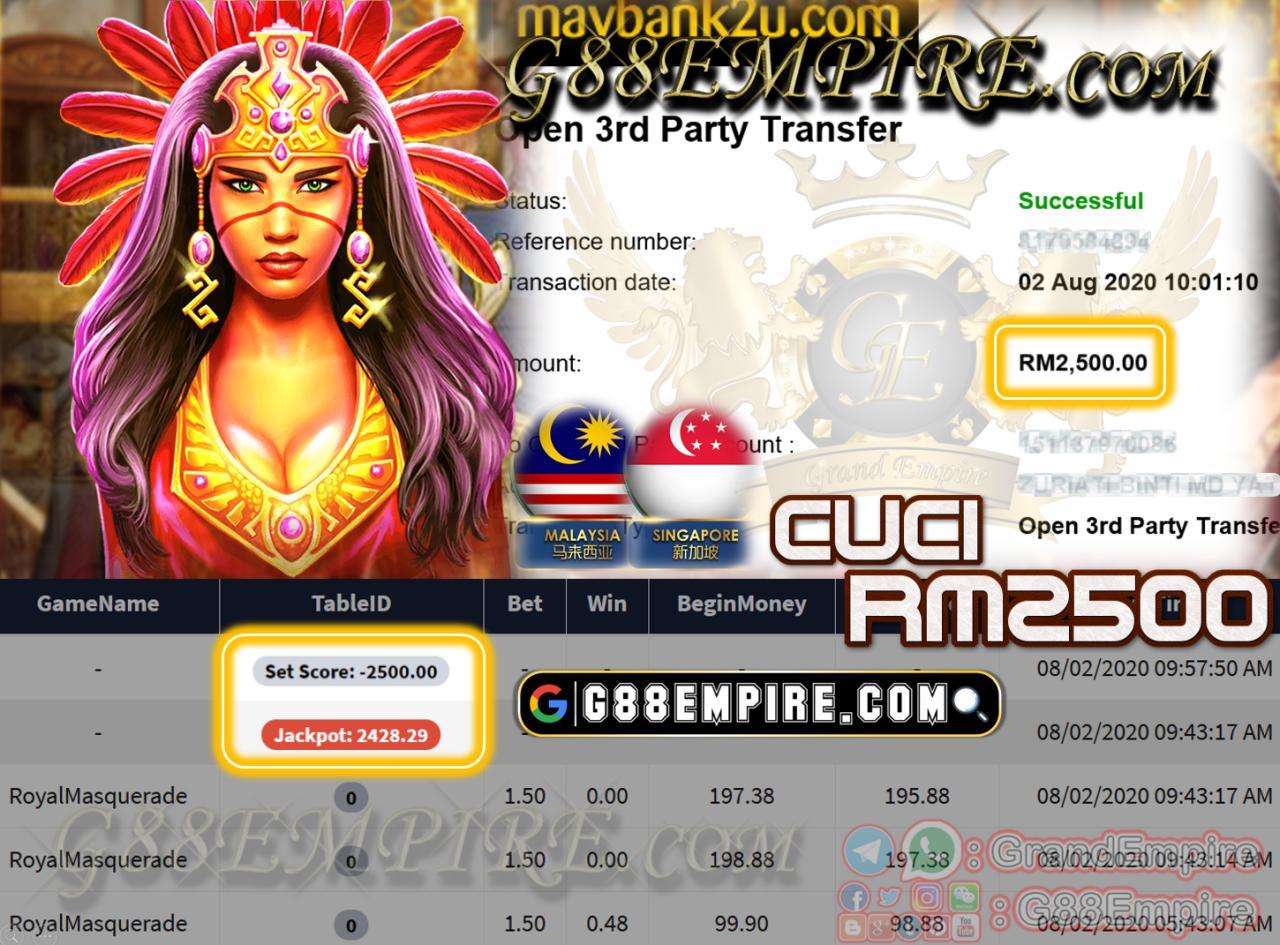MEMBER MAIN ROYALMASQUEADE CUCI RM2500!!!