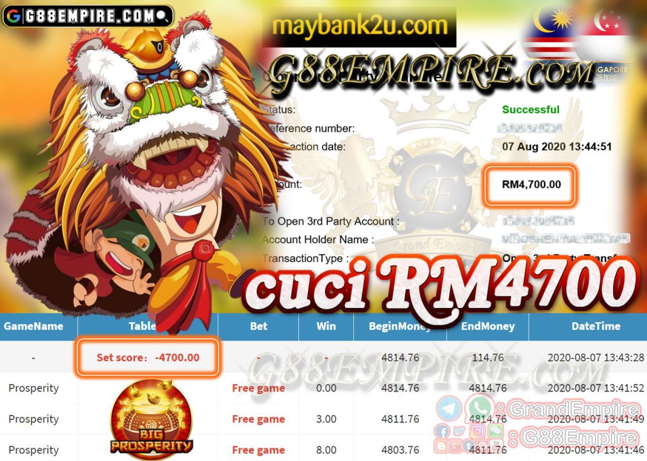 MEMBER MAIN PROSPERITY CUCI RM4,700 !!