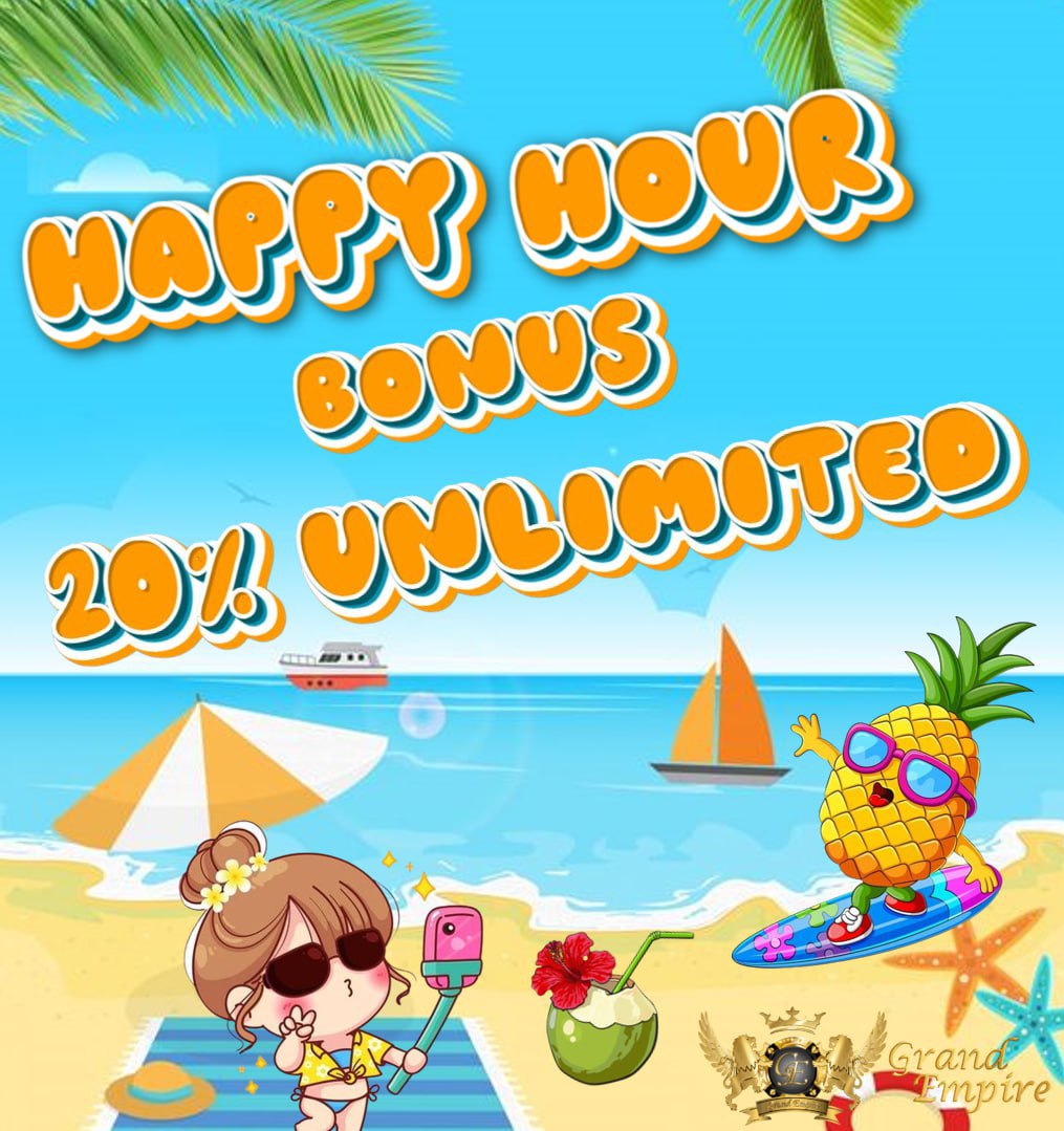 HAPPY HOUR 20% !!!