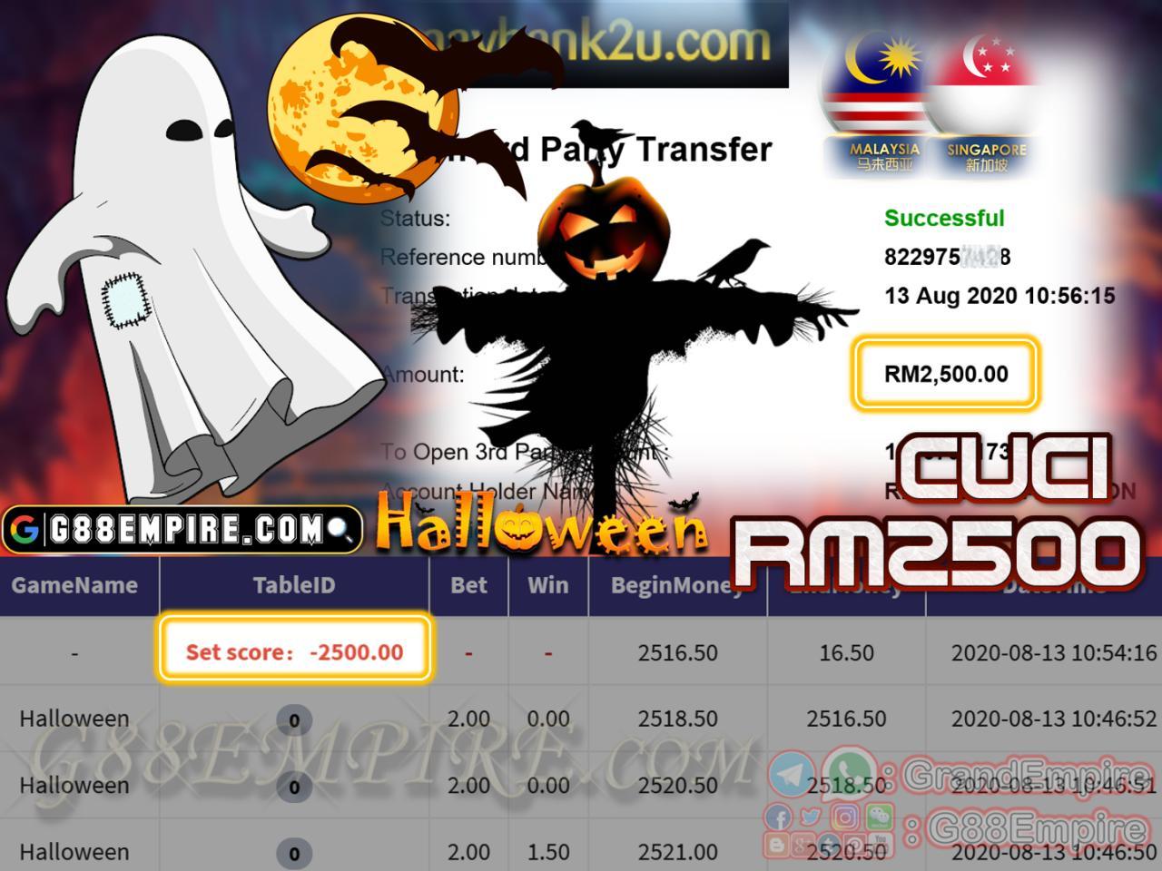 MEMBER MAIN HALLOWEEN CUCI RM2500!!!