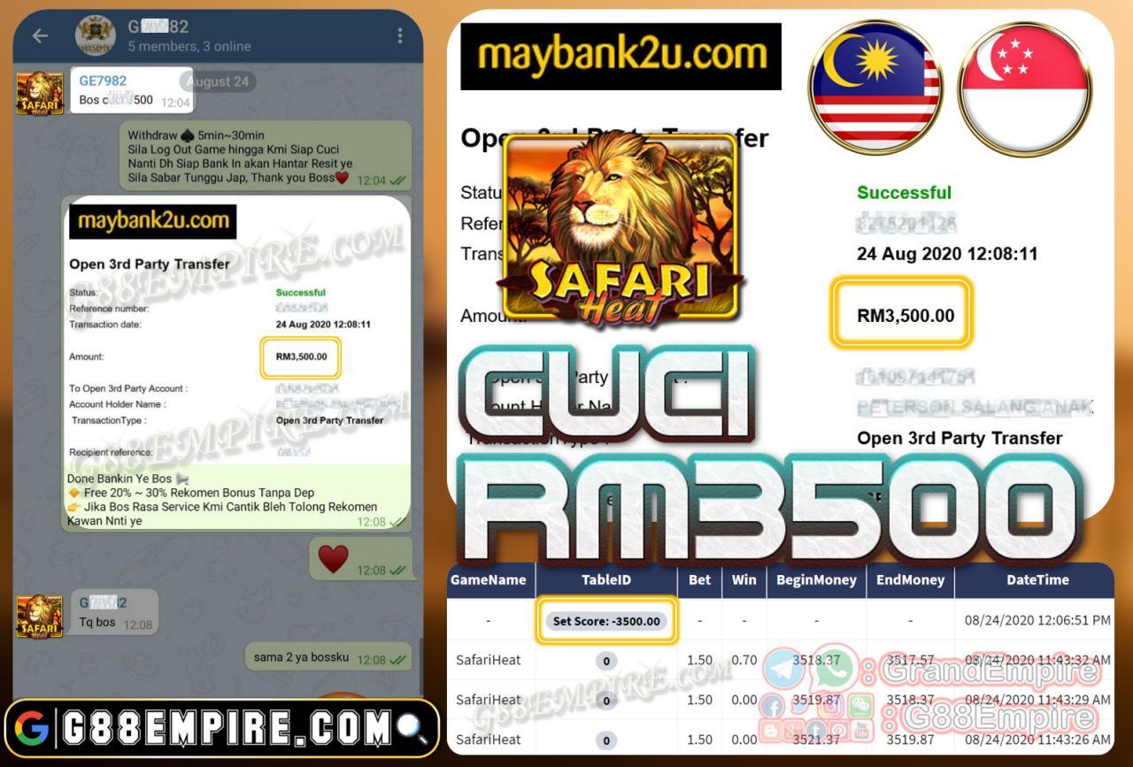 MEMBER MAIN SAFARIHEAT CUCI RM3500!!!