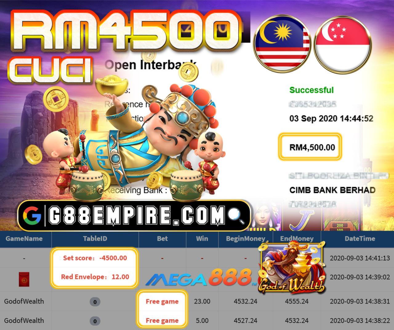 MEMBER MAIN GODOFWEALTH CUCI RM4500!!!