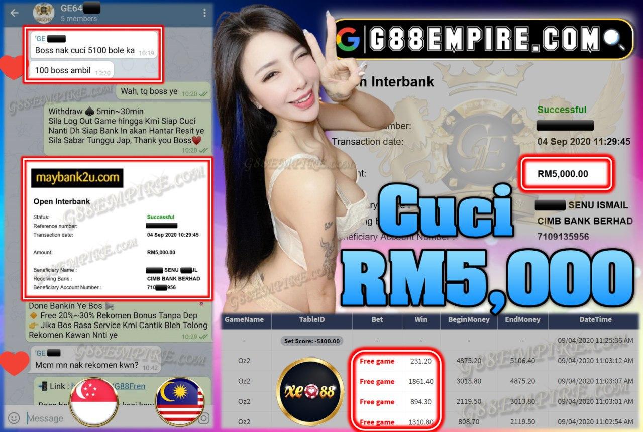 MEMBER MAIN ORZ CUCI RM5,000!!!