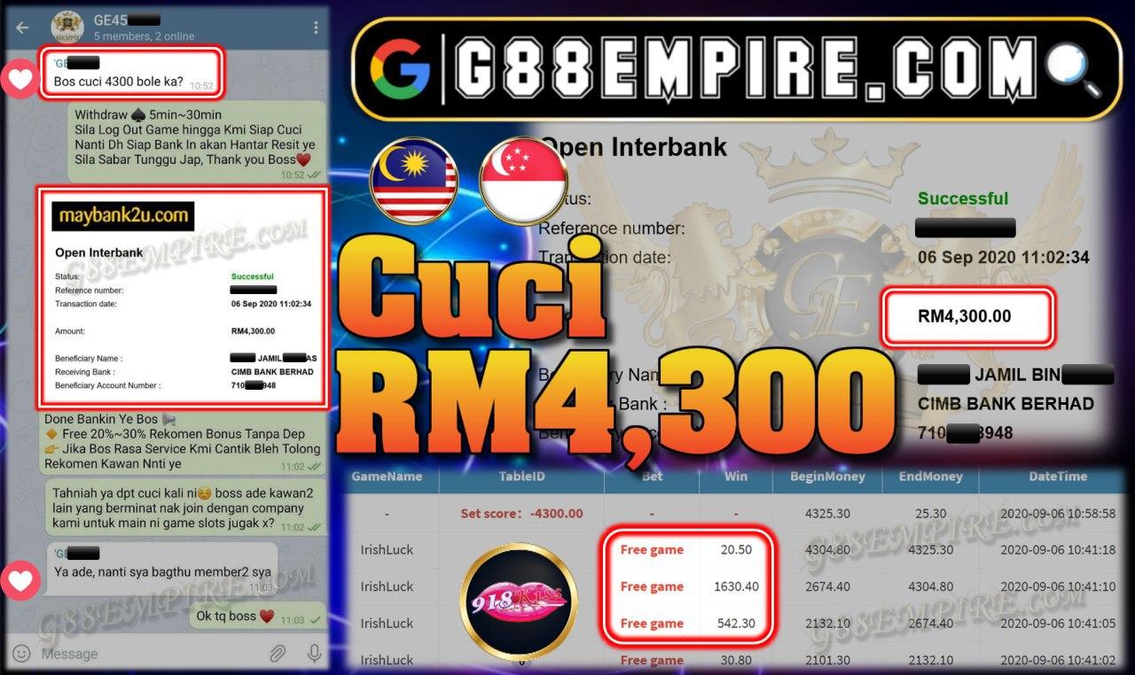 MMBR MAIN IRIS LUCK CUCI RM4,300 !!