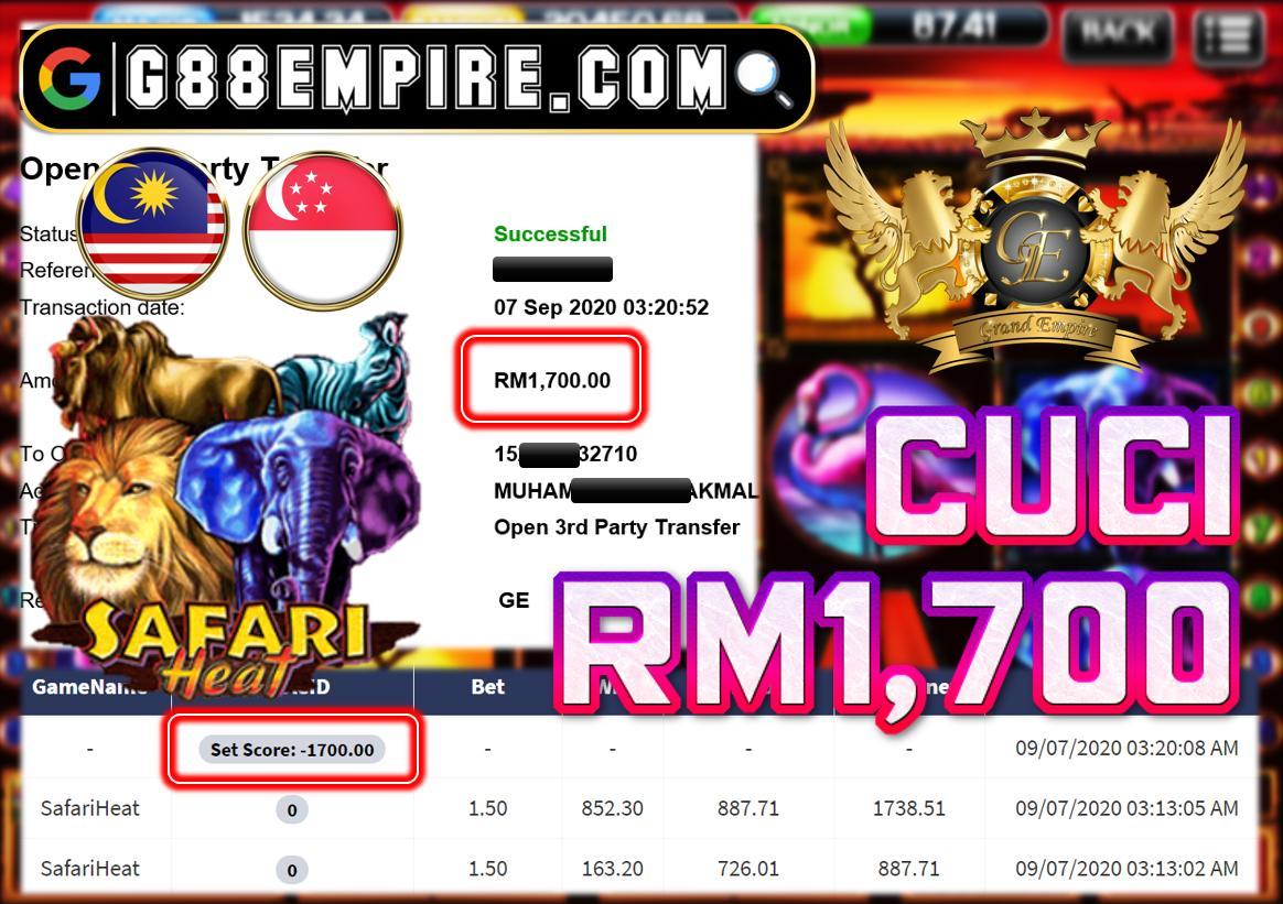 MMBR MAIN SAFARIHEAT CUCI RM1,700 !!