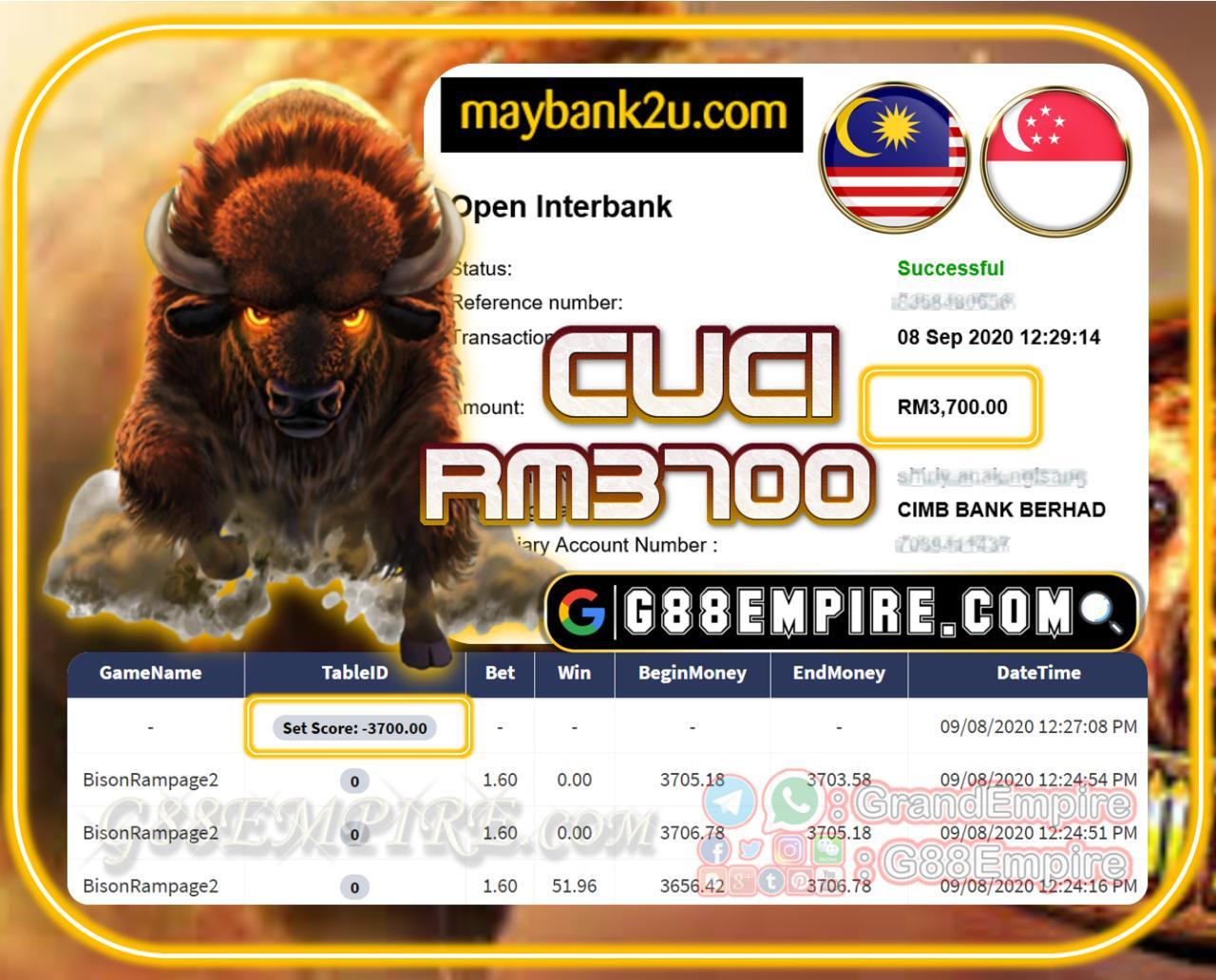 MEMBER MAIN BISONRAMPAGE 2 CUCI RM3700!!!