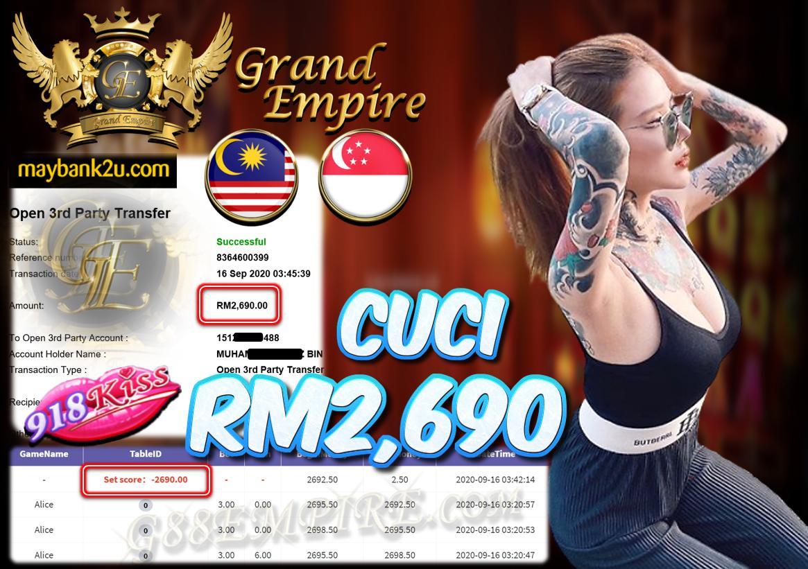 MMBR MAIN ALICE CUCI RM2,690 !!