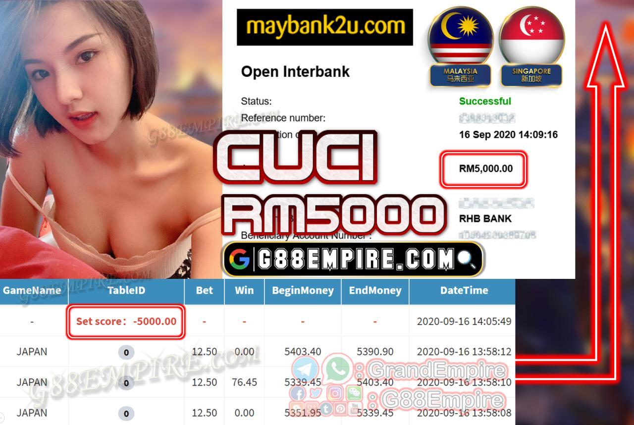 MEMBER MAIN JAPAN CUCI RM5000!!!