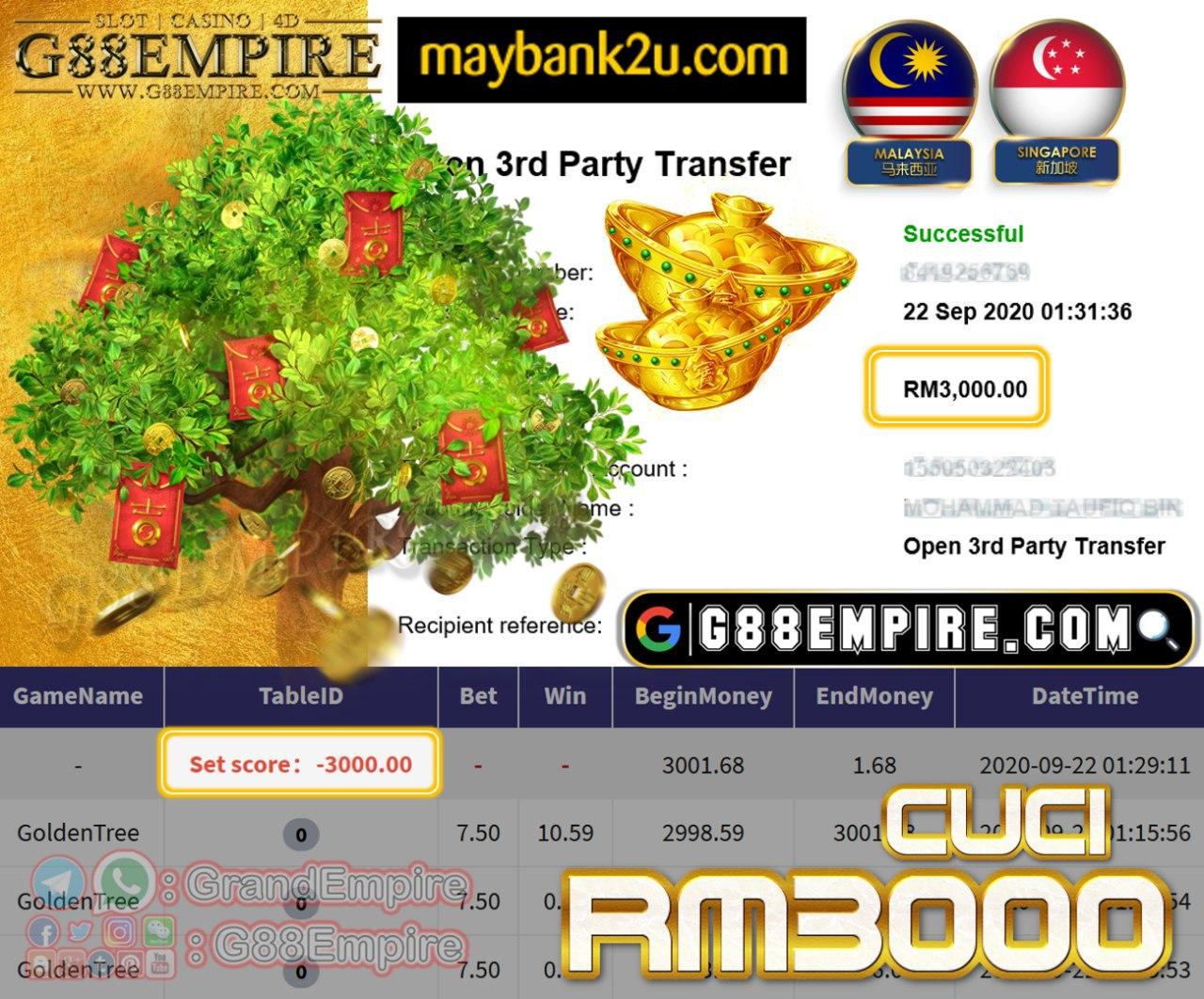 MEMBER MAIN GOLDENTREE CUCI RM3000!!!