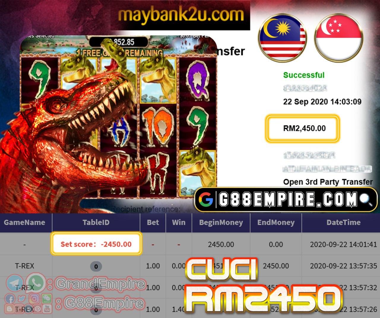 MEMBER MAIN T-REX CUCI RM2450!!!