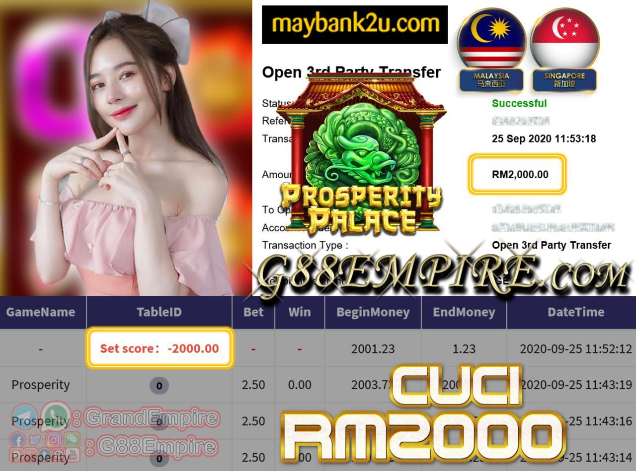 MEMBER MAIN PROSPERITY CUCI RM2000!!!