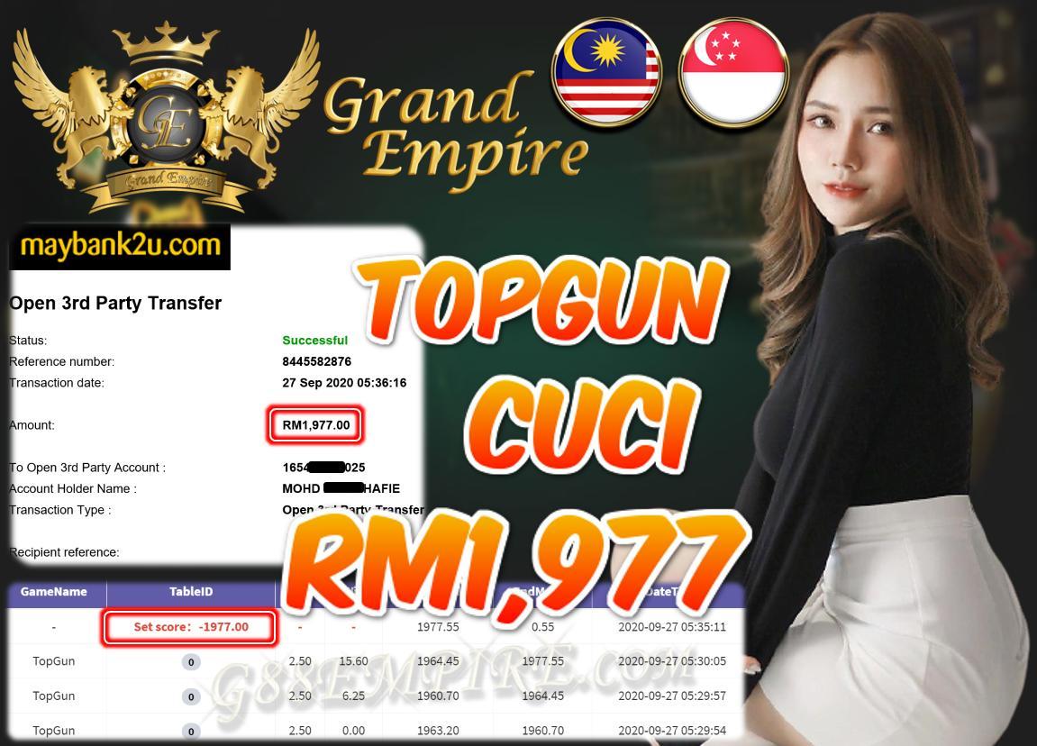 MEMBER MAIN TOPGUN  CUCI RM1,977!!!