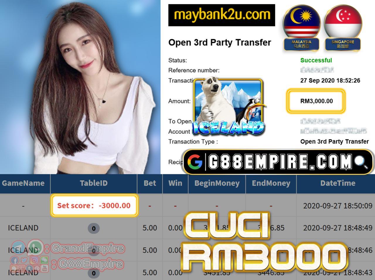 MEMBER MAIN ICELAND CUCI RM3000!!!