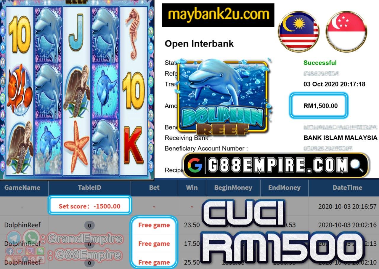 MEMBER MAIN DOLPHIN REEF CUCI RM1500!!!