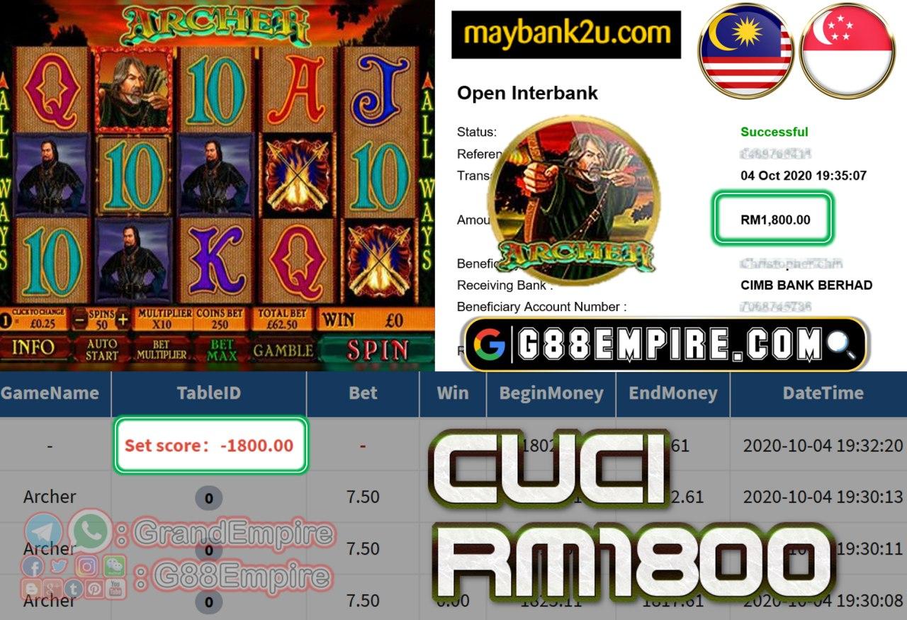 MEMBER MAIN ARCHER CUCI RM1800!!!