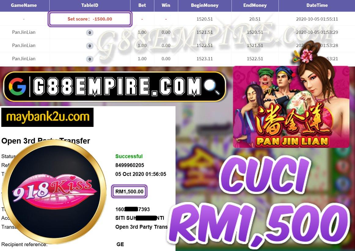 MEMBER MAIN PANJINLIAN CUCI RM1,500!!!