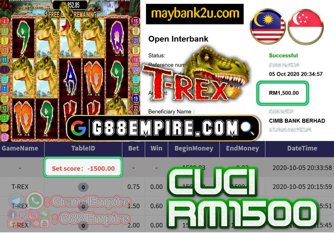 MEMBER MAIN T-REX CUCI RM1500!!!