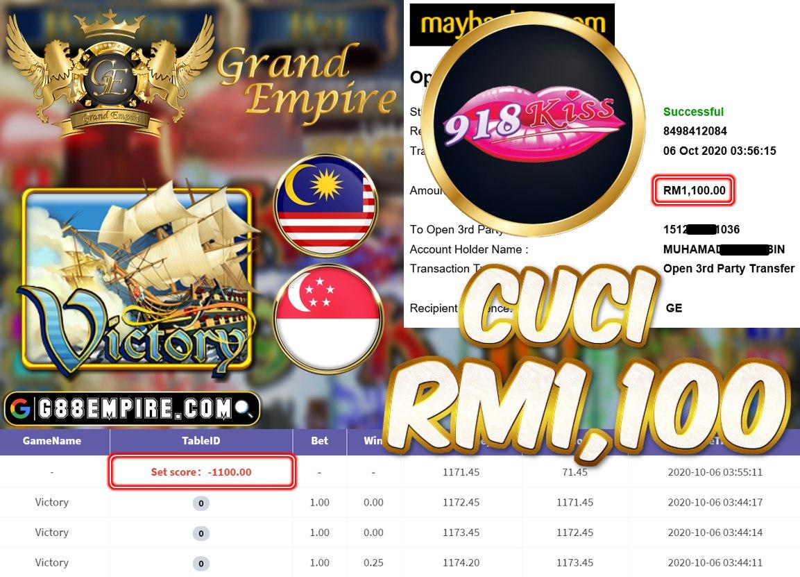 MEMBER MAIN VICTORY CUCI RM1,100!!!