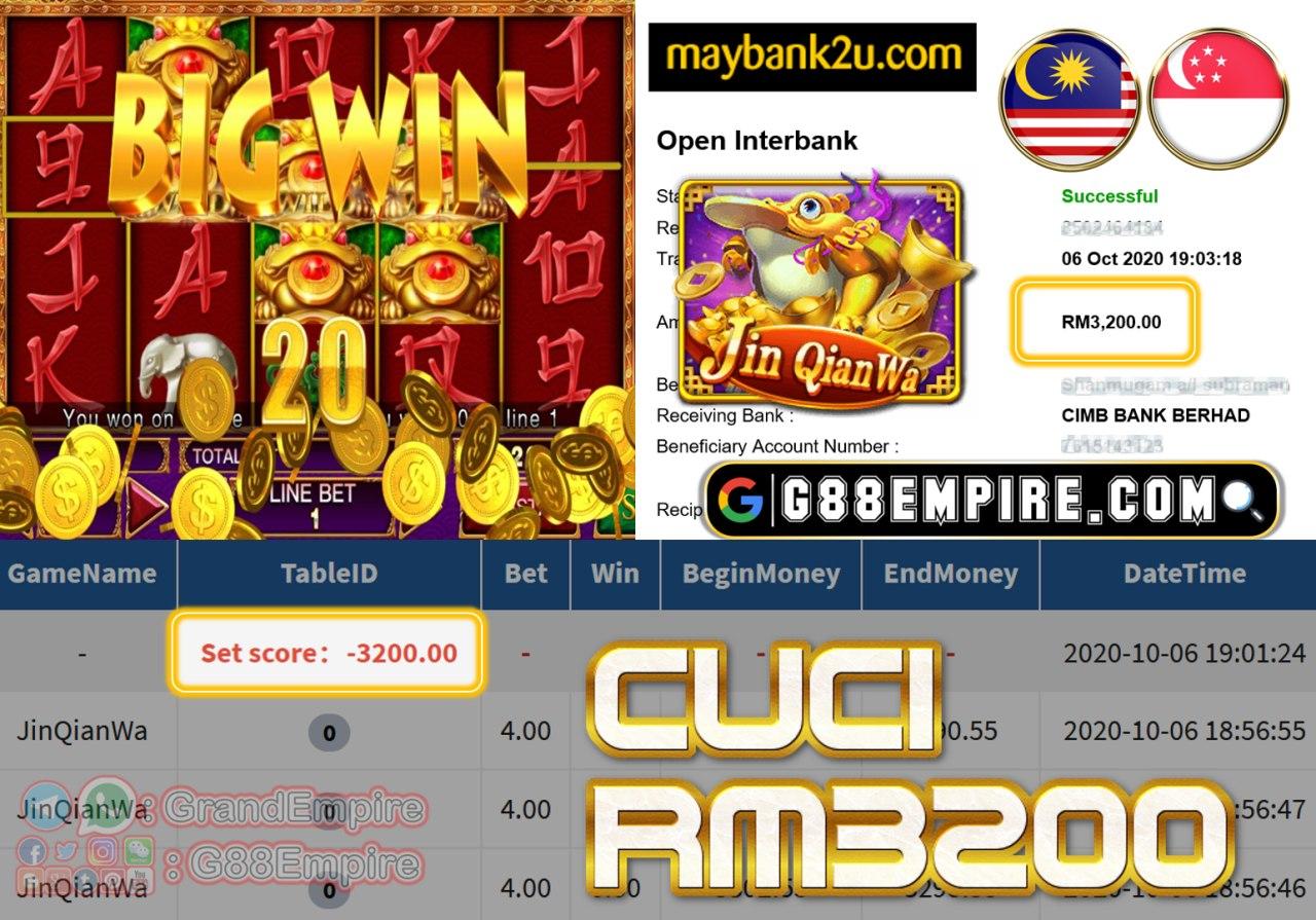 MEMBER MAIN JINQIANWA CUCI RM3200!!!