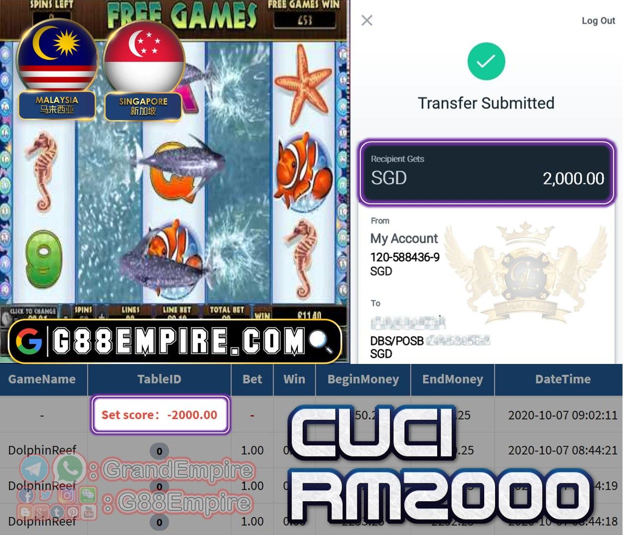 MEMBER MAIN DOLPHINREEF CUCI RM2000!!!