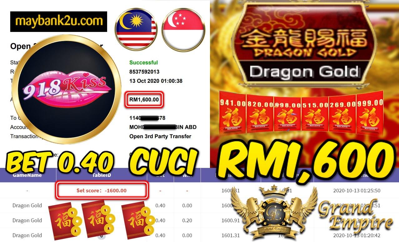MEMBER MAIN DRAGONGOLD CUCI RM1,600!!!
