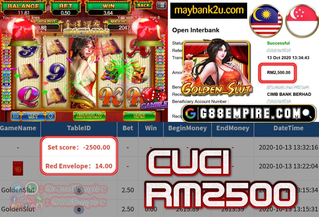 MEMBER MAIN GOLDENSLUT CUCI RM2500!!!