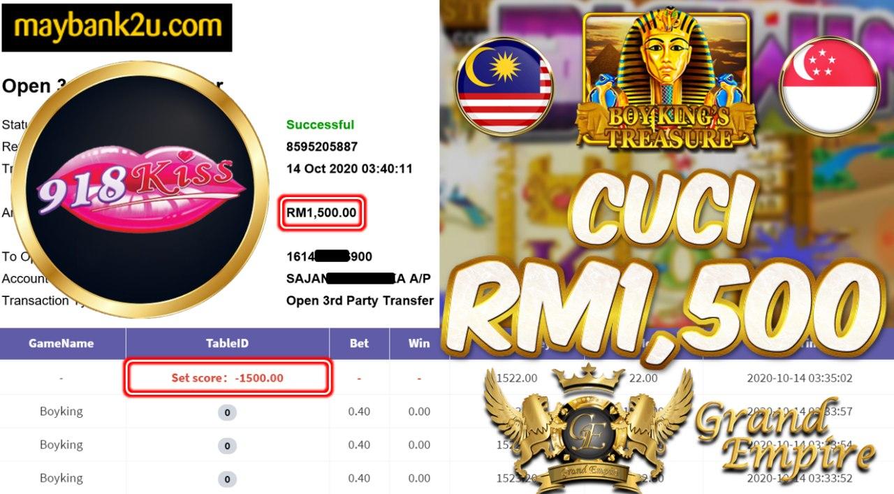 MEMBER MAIN BOYKING CUCI RM1,500!!!