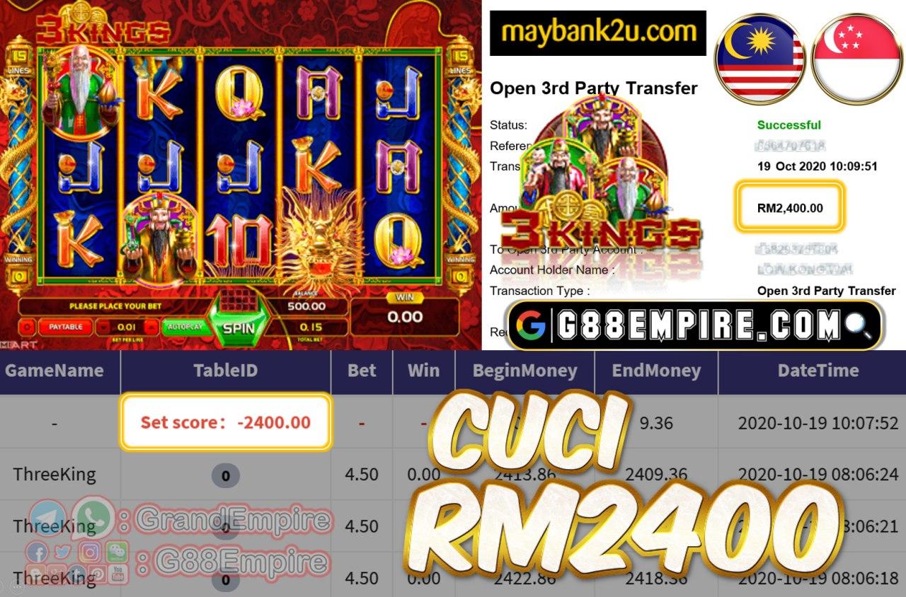 MEMBER MAIN THREEKING CUCI RM2400!!!