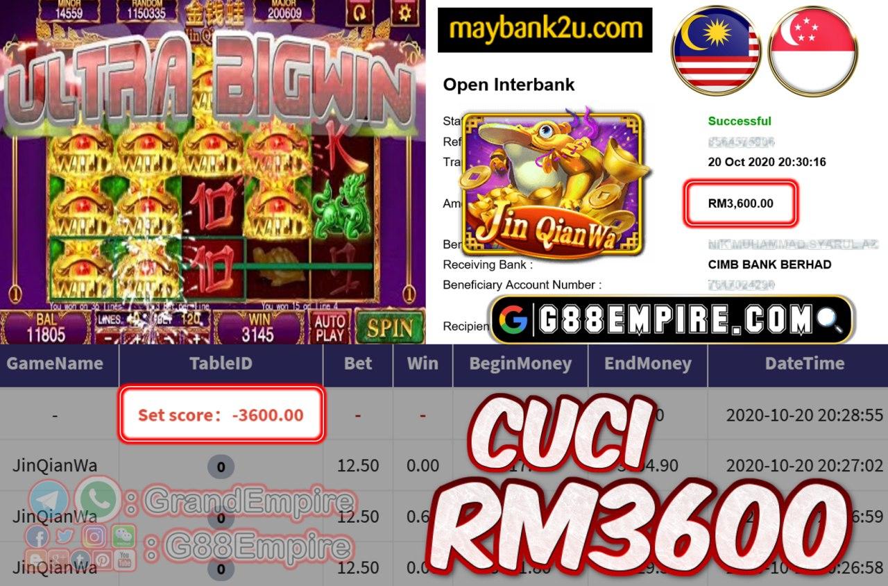 MEMBER MAIN JINQIANWA CUCI RM3600!!!