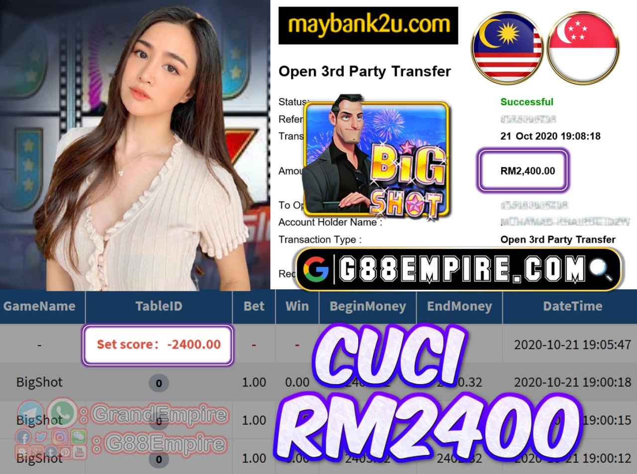 MEMBER MAIN BIG SHOT CUCI RM2400!!!